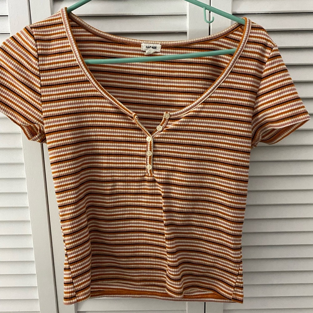 Stripped crop top